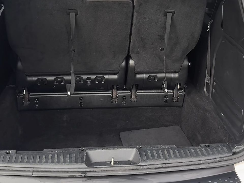 The same cargo area after a WEC detail, with clean carpet and trim